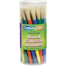 Brush Set, Round, Natural Bristle, 30/ST, Assorted