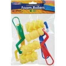 Paint Roller, Foam, Zig Zag/Waves/Dots/Stripe, 4/ST, MI