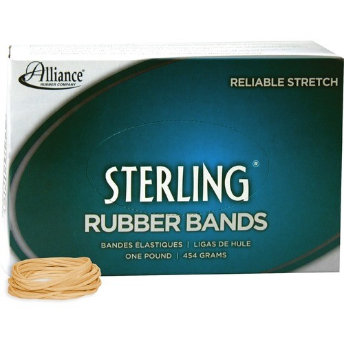 Sterling Rubber Bands, Size 14, 0.03" Gauge, Crepe, 1 Lb Box, 3,100/box