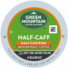 Coffee, Half-Caff, Medium Roast, K-Cup, 24/BX