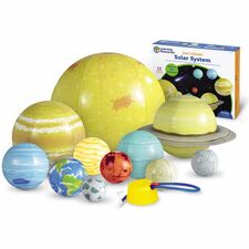 Giant Inflatable Solar System, 5"-23" D, 12 Pcs/KT, Multi