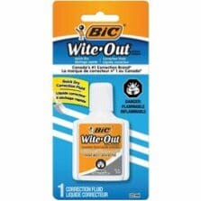 Correction Fluid, Quick Dry, 20ml, White