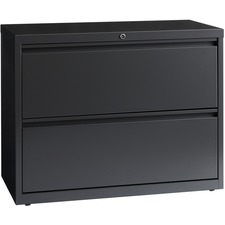 Lateral File, 2-Drawer, 36"x18-5/8"x28-1/8", Charcoal