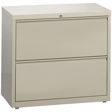Lateral File, 2-Drawer, 36"x18-5/8"x28", Putty
