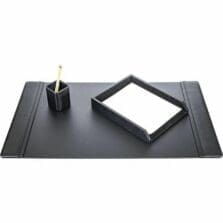 Desk Set, 3 Pc, Chocolate, 34-3/4"x20-3/4"x5-2/5", BK