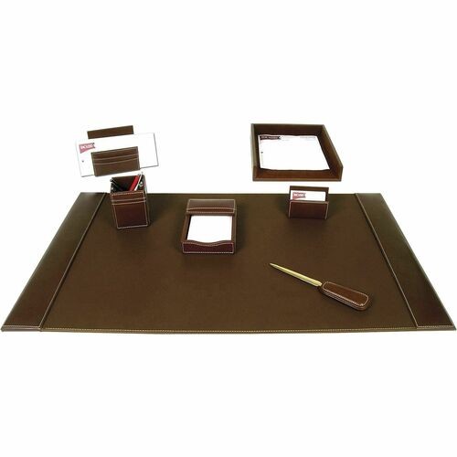 Desk Set, 7 Pc, Rustic, 34-3/4"x20-3/4"x5-2/5", BN