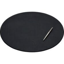Conference Pad, Oval, 17"x14"x1/4", BK