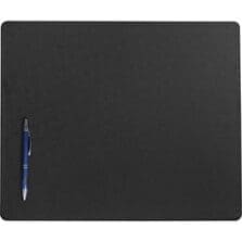 Conference Table Pad, Permaflat Core, 14"Wx17"Lx1/4"H, Black