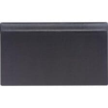 Desk Pad, w/ Top-Rail, 20"Wx34"Lx1/2"H, Black