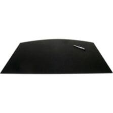 Desk Mat, Arched, No Rails, 34"x24"x1/4", BK