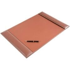 Desk Pad, Side Rails, Rustic, 25-1/2"x17-1/4"x1/2", BN