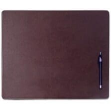 Conference Table Pad, 14"Wx17"Lx1/4"H, Chocolate Brown