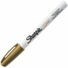 Paint Markers, Oil Base, Extra Fine, Metallic Gold