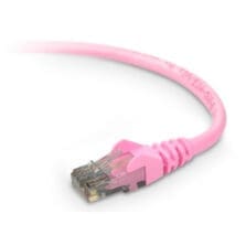 4 ft Category 6 Network Cable - First End: 1 x RJ-45 - Male - Second End: 1 x RJ-45 - Male - Patch Cable - Pink - 1 Each