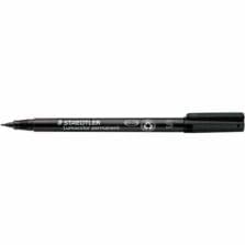 Fiber Tip Marker Permanent, Superfine, 10/BX, Black