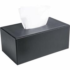 Tissue Box Cover, 9-3/5"x5-2/5"x4-1/10", BK