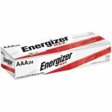 Batteries, Energizer Max, Alkaline, AAA, 4/PK, BK/SR