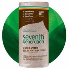 Jumbo Paper Towels, 2-Ply, 11"x9", 120 Shts/RL, Brown