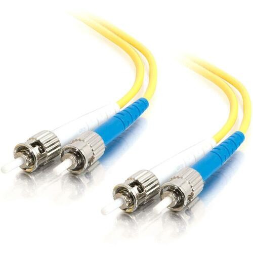 13.12 ft Fiber Optic Network Cable - First End: 2 x ST - Male - Second End: 2 x ST - Male - Patch Cable - 9/125 &micro;m - Yellow - 1 Each
