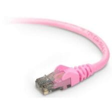 29.86 ft Category 6 Network Cable - First End: 1 x RJ-45 - Male - Second End: 1 x RJ-45 - Male - Patch Cable - Pink - 1 Each