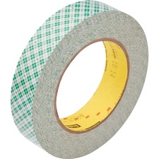 Double-Coated Tape, 3" Core, 1"x36 Yards, Clear