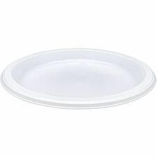 Plates, Round, Plastic, Reusable/Disposable, 9", 125/PK, WE