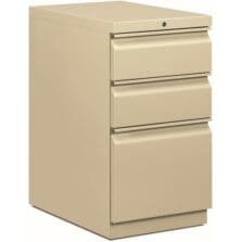 Mobile Ped, Box/Box/File, R Pull, 15"x22-7/8"x28", Putty