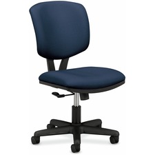 Task Chair, Tilt, Fabric, 25-3/4"x25-3/4"x40", Navy
