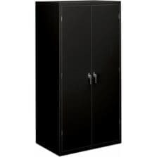 Storage Cabinet, 5 Shelves, 36"x24-1/4"x71-3/4", Black