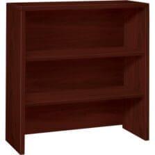 Bookcase Hutch, 36"x14-5/8"x37-1/8", Mahogany
