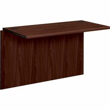 Desk Bridge, f/U-Shaped Workstn, 47"x24"x29-1/2", Mahogany