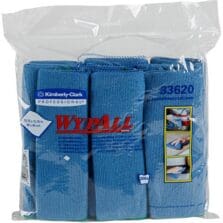 Microfiber Cloths, Bathroom/Fixtures, 15-3/4"x15-3/4", 6/PK, BE
