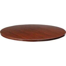 Conference Tabletop, Box 1/2, Round, 42"Dia., Mahogany