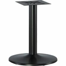 Steel Table Base,42"/48" Tabletops, 24"x24"x29", Black