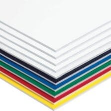 Foam Board, 3/16" Thick, 20"x30", 10/CT, Assorted