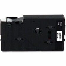 Tape Cartridge, 3/8" Size, White/Clear