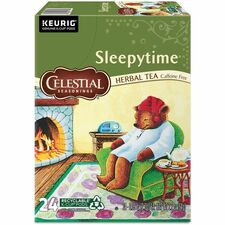Tea, Sleepytime, Herbal, K-Cup, 24/BX, Beige/Green