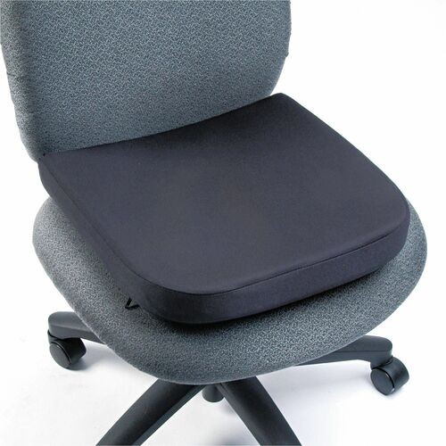 Memory Foam Seat Rest, 15.5 x 16 x 2, Black