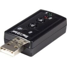 2 Sound Channels - External - C-Media CM108 - USB - 1 x Number of Microphone Ports - 1 x Number of Audio Line In - 1 x Number of Audio Line Out