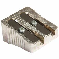 Dual Sharpener, 1", Metal, Silver