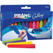 Paper Chalk, 3-3/16"x7/16", Nontoxic, 12/BX, Assorted