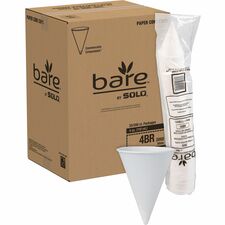 Cone Cups, Paper, 4oz, 200/PK, 25PK/CT, White