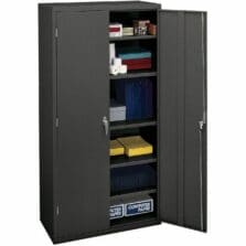 Storage Cabinet, 5 Shelves, 36"x18-1/4"x71-3/4", Charcoal