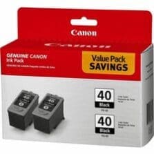 Ink Cartridge, 2/PK, Black