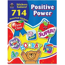 Sticker Book, Positive Power, 714/PK, Assorted