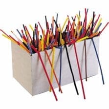 Chenille Stems, 4mm x 12", 1000/BX, Assorted