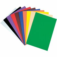 Foam Sheets, 10 Colors, 12"x18", 10 Shts/PK, AST