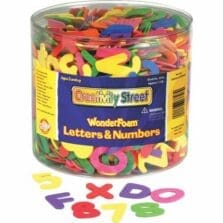 Wonderfoam Letters/Numbers, Approx. 1500/ST, Assorted