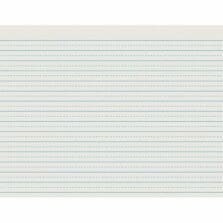 Newsprint Handwriting Paper, Grade 3, 1/2" x 1/4" ruled, 11" x 8.5", Ruled Long, 500 Sheets, White