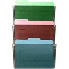 Wall Files, Letter, 13"x4-1/8"x7", 3/BX, Smoke